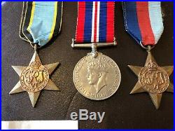 WW2 Air Crew Europe Star Medal Group RAF RAFRV Casualty Adams Battersea