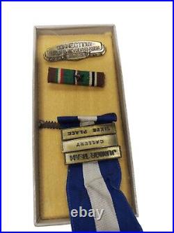 WW2 American Campaign Medal Withcampaign Ribbon Heckethorn Mfg Lot
