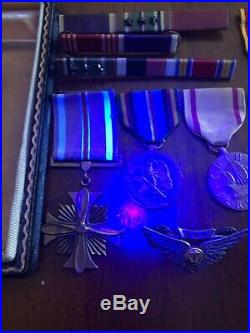 WW2 Army/Navy USMC Medals Ribbons And Badges