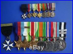 WW2 Australian RAAF medal group. St John medals + wifes medals. 48 Sqd. Coastal