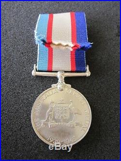 WW2 Australian Service Medal. 2/21st Battalion Gull Force Died as P. O. W