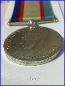 WW2 Australian Service Medal Gnr W. Rouse, Victoria POW died 1942 2/4 Anti Tank
