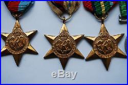 WW2 Australian Tobruk El Alamein Pacific group 6 medals all named 2/28th Battn