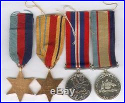 WW2 Australian casualty Africa Star medal group. Killed Crete 1941
