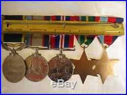 WW2 Australian medal group with Efficiency medal and bar. Japanese POW