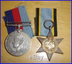 WW2 BRITISH AIR CREW EUROPE STAR MEDAL 100% ORIGINAL and 1939/45 medal