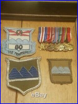 WW2 Battle Of The Bulge Named Medal Grouping Army Air Corp/Army 80th division