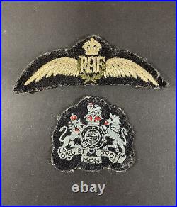 WW2 British Royal Air Force Pilot Wings, Air Crew Europe Star Grouping