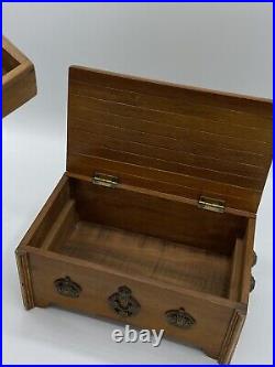 WW2 British Royal Eletrical Mechanical Engineers Trench Art Jewellery Box