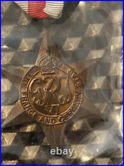 WW2 British The France and Germany Star Campaign Medal