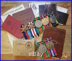 WW2 British husband & wife family medal group ATS & Royal engineers/artillery