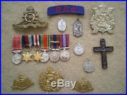 WW2 Canadian British Empire Medal, Memorial Crosses & Bars to McDONOUGH Brothers