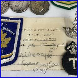 WW2 Canadian Medal Group 1939-45 Voluntary Service Victory & Service Medal