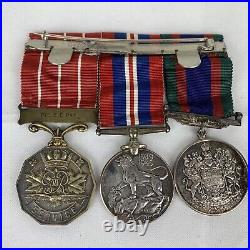 WW2 Canadian Medal Group 1939-45 Voluntary Service Victory & Service Medal