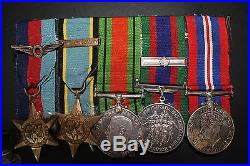 WW2 Canadian RCAF Battle Dress Goldfish Club Medals Grouping RARE