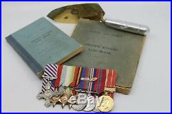 WW2 Canadian RCAF Distinguished Flying Cross Medal Group WithC LH Randall withLogs
