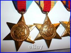 WW2 Chindit Medal Group of (5) to Sgt. A. Waddoupe, The Buffs ex Oxfordshire LI