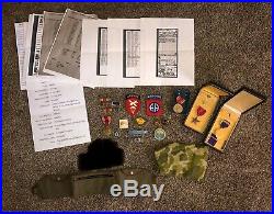 WW2 D-Day 82nd Airborne 507th PIR POW Grouping Purple Heart Medals Paratrooper