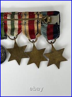 WW2 Dress Medals x 11 Original & Silver Territorial force Nursing Tippet Badge