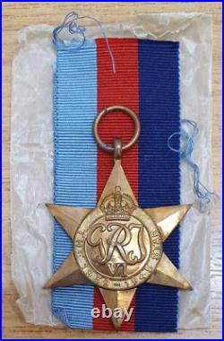 WW2 Five Medal Group War 1939-45 Burma withPacific Clasp Atlantic Italy Slip & Box