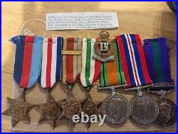 WW2 GSM Malaya grouo of 7 medals