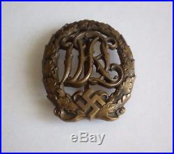 WW2 German Army Merit Medal Badge DRL 100% Original DRGM RARE