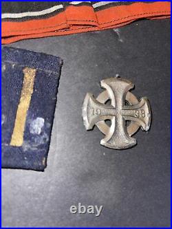 WW2 German Military Lot, Luftschutz Medal, Luftwaffe Boards, Volkstrum Armband