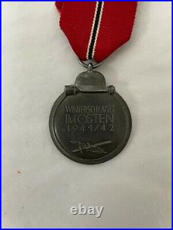 WW2 German war medal eastern front 1941/42 with ribbon