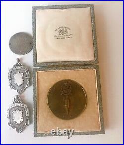 WW2 Group of Medals, Plaque, Tribute Medal, & Slips