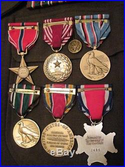 WW2 ID'd 157th Regiment, 45th Division Uniform & Medal Grouping