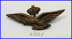 WW2 Imperial airborne Italian FASCIST pin Italy Air Force pilot wing badge medal