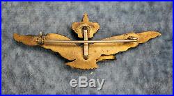 WW2 Imperial airborne Italian FASCIST pin Italy Air Force pilot wing badge medal