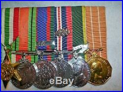 WW2 Italy M. I. D. / Canadian Forces Decoration Medal Group to The R. C. O. C
