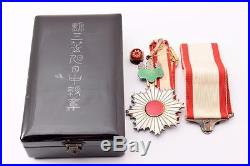 WW2 JAPANESE 3rd ORDER THE RISING SUN medal army navy Japan WAR SILVER WWII