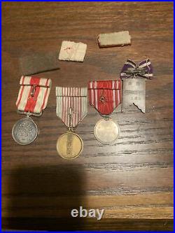 WW2 Japanese Medal Grouping Vet Bringback