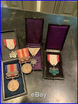 WW2 Japanese Medals Lot From US Marines Brinng Lot