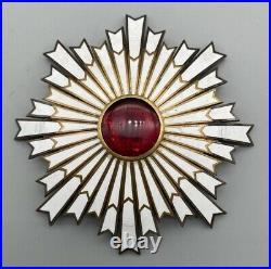 WW2 Japanese Order Of The Rising Sun Breast Star Badge Medal WWII