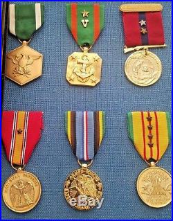 WW2, Korea, Vietnam USMC Medals Set