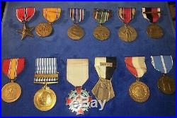 WW2 Korea, rare korean meda Metz, Bronze Star Medal Group To Ohio Officer No Id