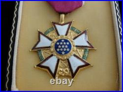 WW2 Legion of Merit Legionnaire Medal in Box with Pin Excellent Cond