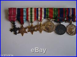 Ww2 Mbe (mily) Medals To Capt. Canadian Inf. R. C. A. S. C. Full + Minature & Other