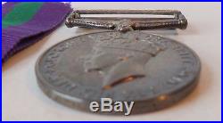 Ww2 Medal Palestine 1945 48+ribbon+box-146827 57 Pte. N. Marshall. Warwick