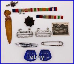 WW2 MEDAL SET WITH EXTENSIVE ORIGINAL MILITARY DOCUMENTS/ BADGES/ 165527 McLEOD