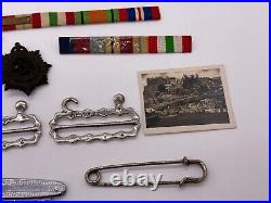WW2 MEDAL SET WITH EXTENSIVE ORIGINAL MILITARY DOCUMENTS/ BADGES/ 165527 McLEOD