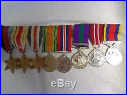 WW2 Malaya British Australian medal group. Africa France Germany RAAF JASA