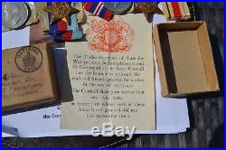 WW2 Medal Group Casualty South Notts Hussars Killed in Action at Tobruck