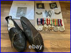 WW2 Medal Group Hampshire Regiment L/sgt L. W. Etheridge MM