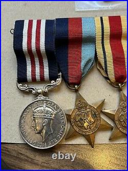 WW2 Medal Group Hampshire Regiment L/sgt L. W. Etheridge MM