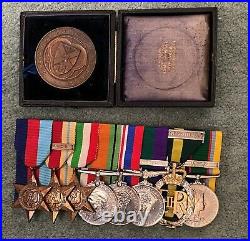 WW2 Medal Group Lieutenant Colonel Berkshire Regiment Rare Triple Long Servic
