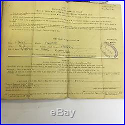 WW2 Medal Group Pay Book Release Book Etc, War Sergeant Edward G Fricker